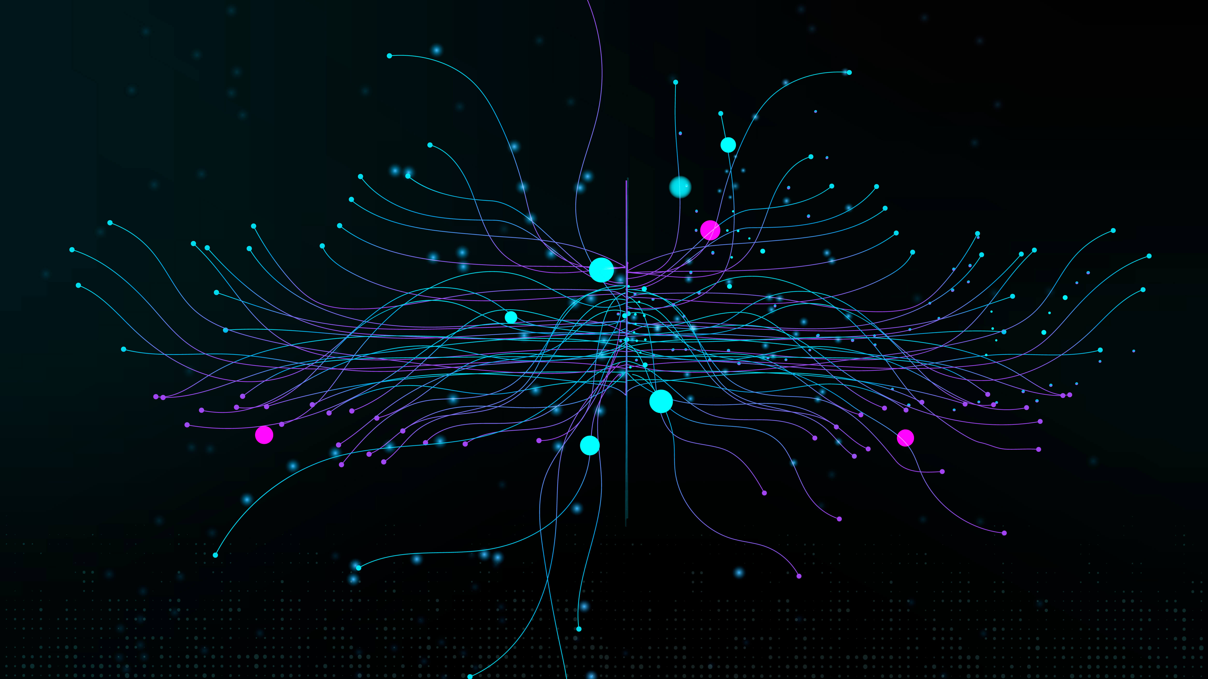 Visualización de redes neuronales mostrando cómo los autoencoders optimizan procesos mediante la reducción de la dimensionalidad de los datos, clave en sectores como la ciberseguridad y la banca.