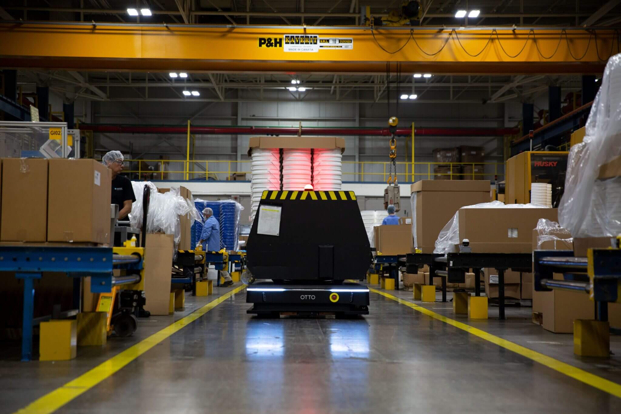 Robots móviles autónomos en la industria automotriz
