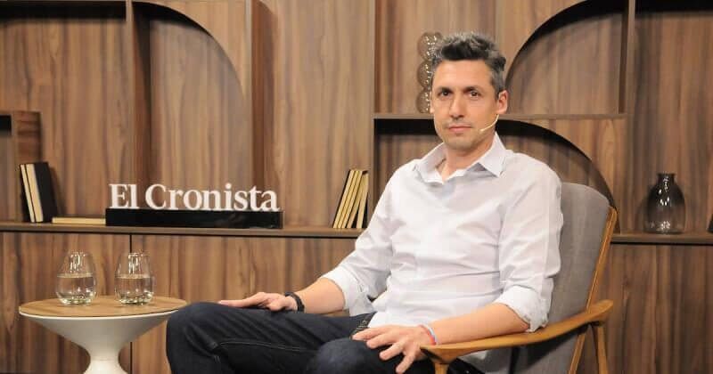 Martín Kasañetz, CIO de Galicia Seguros, durante una entrevista en el estudio de El Cronista