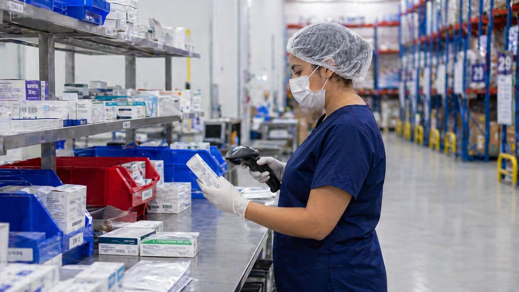 Automatización de depósitos farmacéuticos o de insumos médicos