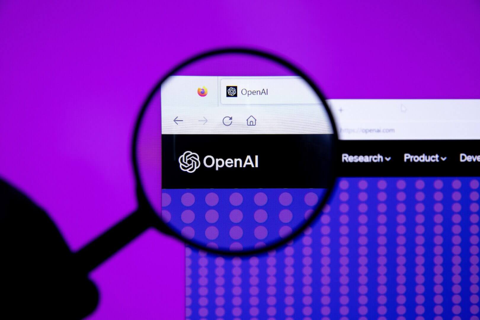 Open AI logo.