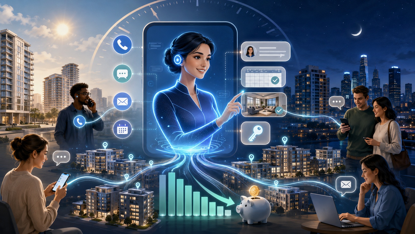 Chatbot para sector inmobiliario y de la salud.