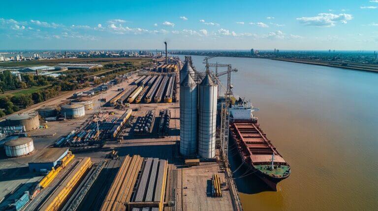 logística granos Argentina tecnología