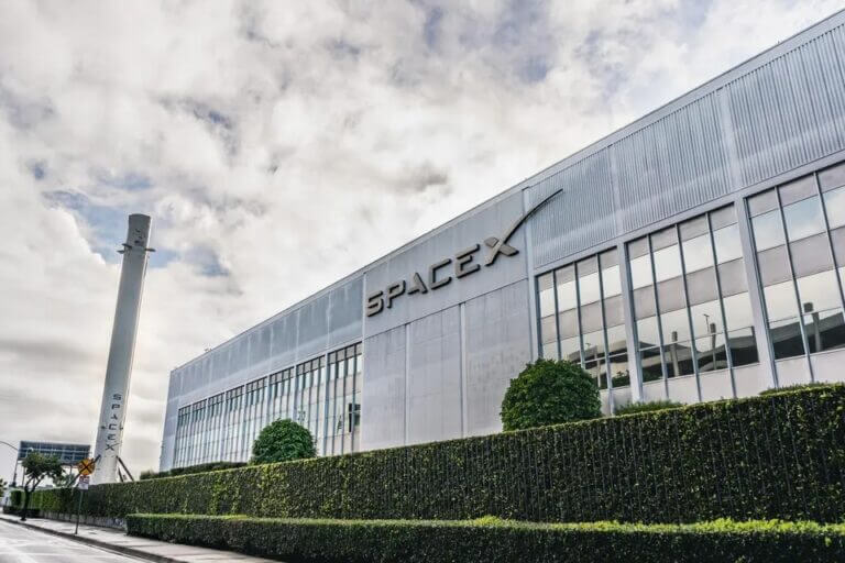 Oficinas de SpaceX, compañía de Elon Musk, recientemente salida a Bolsa.