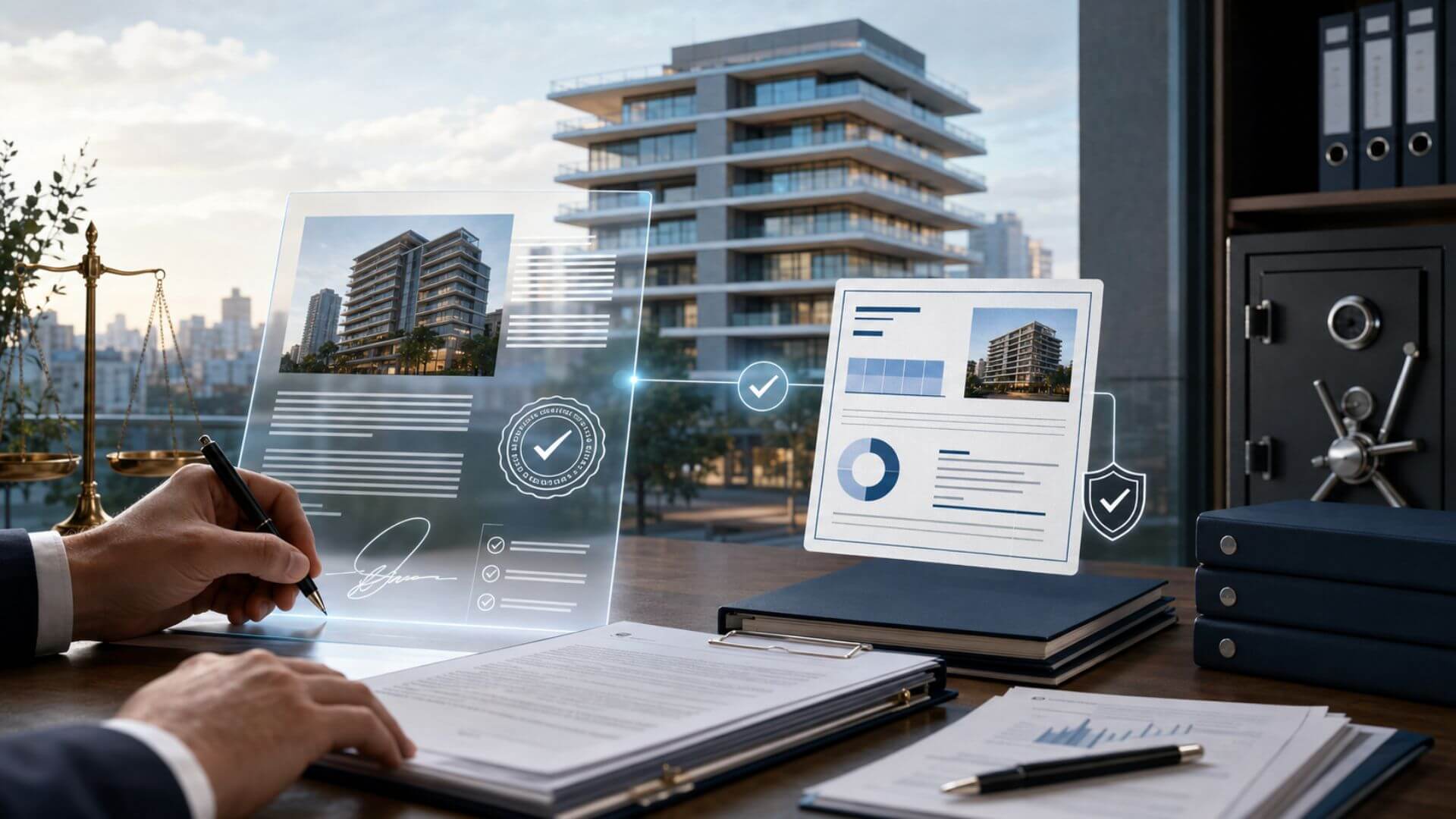 Contrato digital con respaldo legal para la tokenización y pagos digitales en real estate.