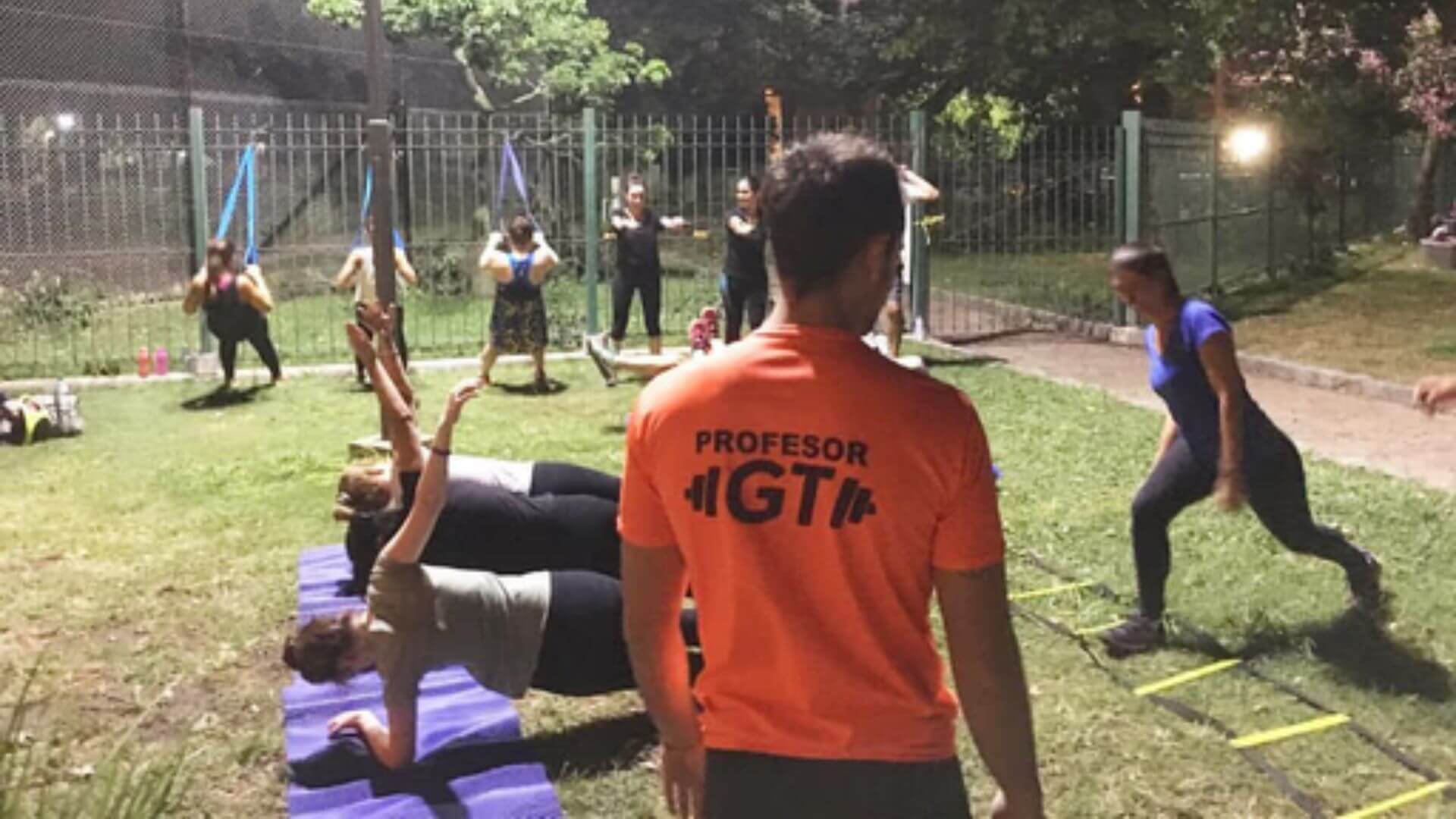 lase grupal de Gualda Training, la academia donde surgió la idea de Chatty