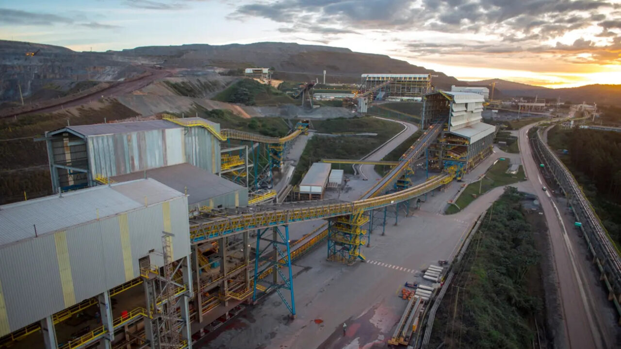 Planta Conceição 2 de Vale en Brasil, donde la IA en minería se aplica al procesamiento de mineral de hierro.