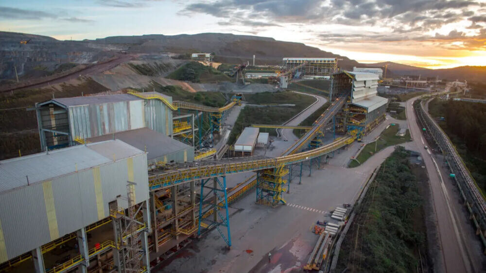 Planta Conceição 2 de Vale en Brasil, donde la IA en minería se aplica al procesamiento de mineral de hierro.